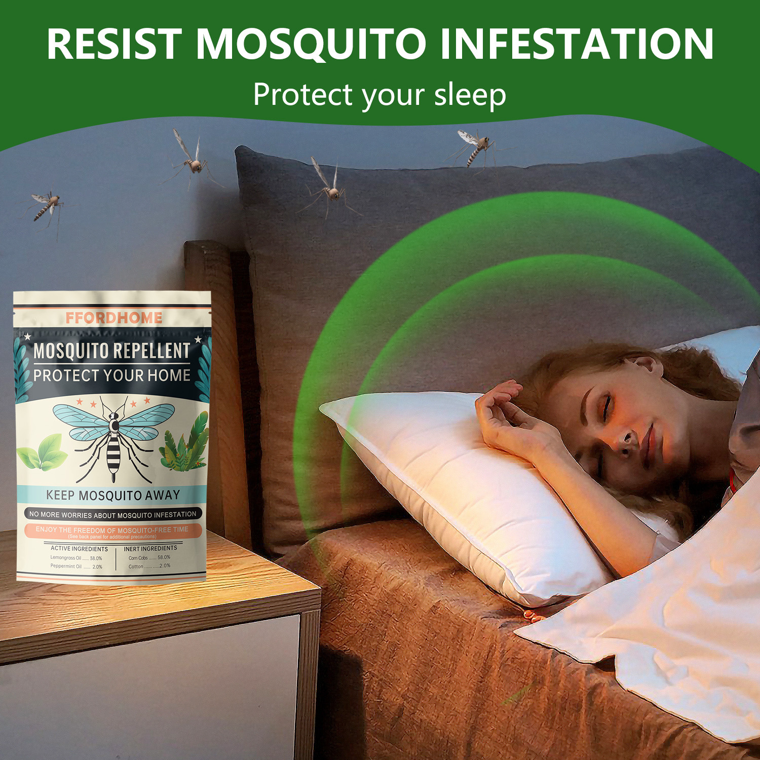 Natural Mosquito Repellent Sachets