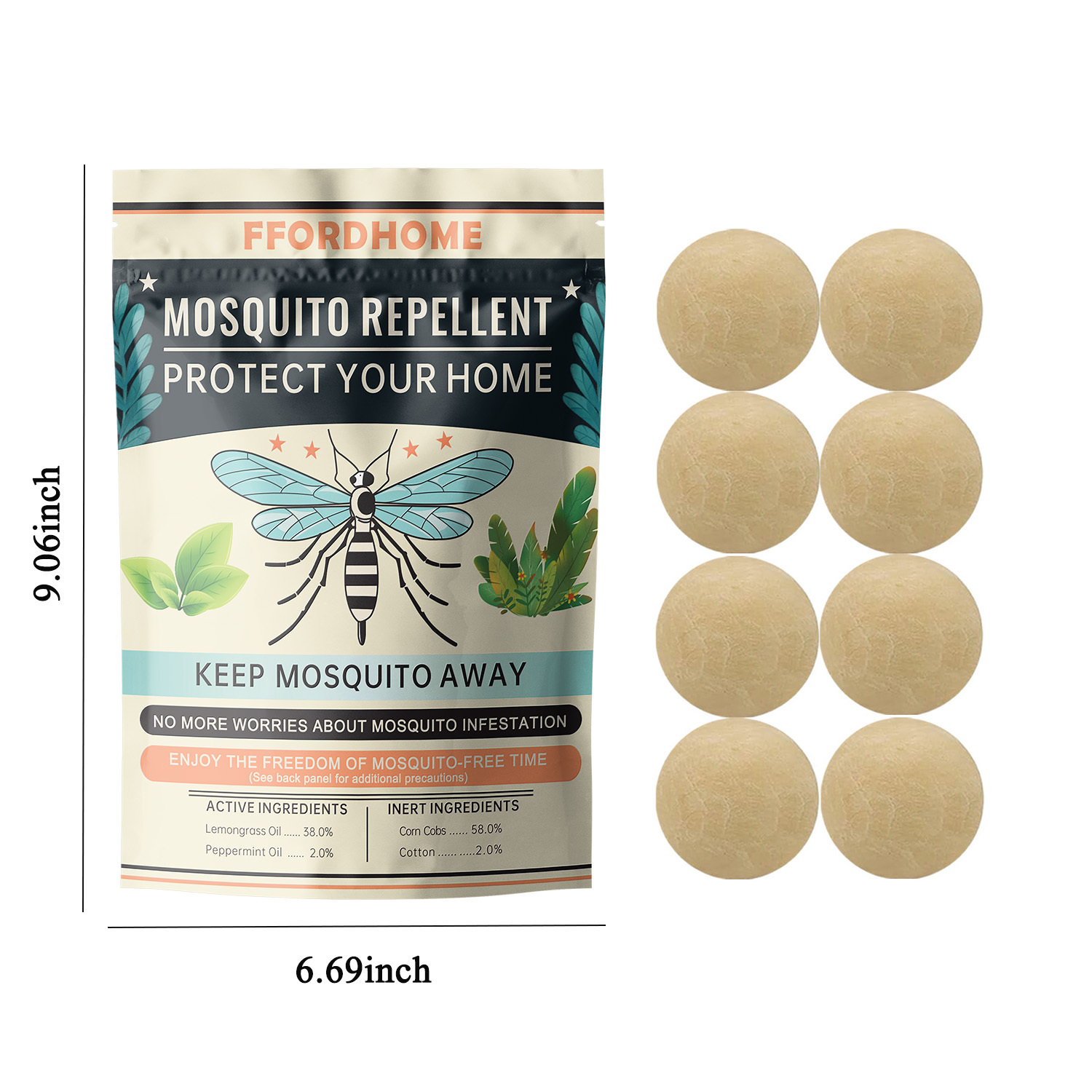 Natural Mosquito Repellent Sachets