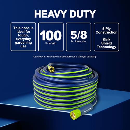 heavy duty 5 8 x 100 garden hose with kink