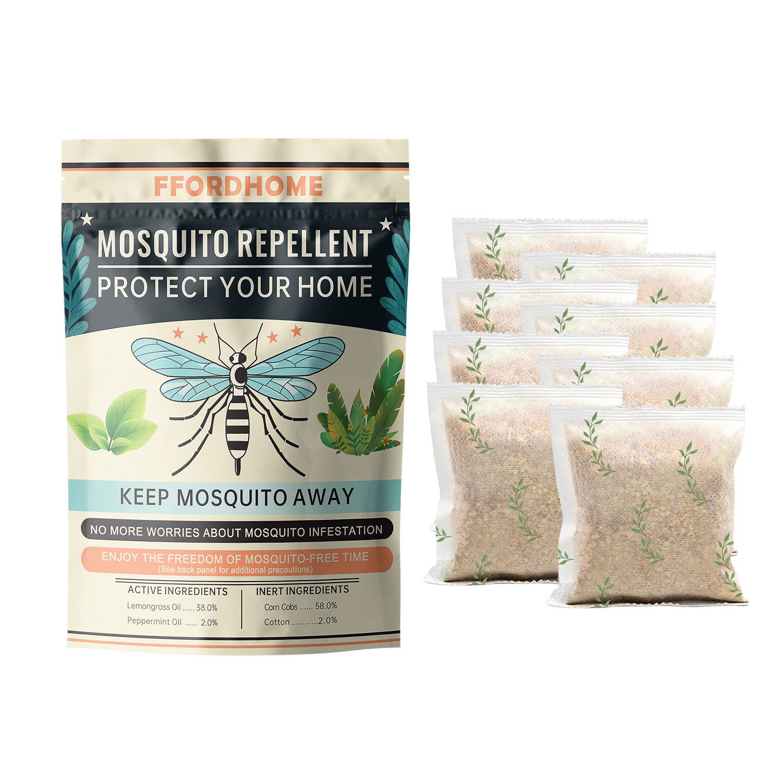Natural Mosquito Repellent Sachets