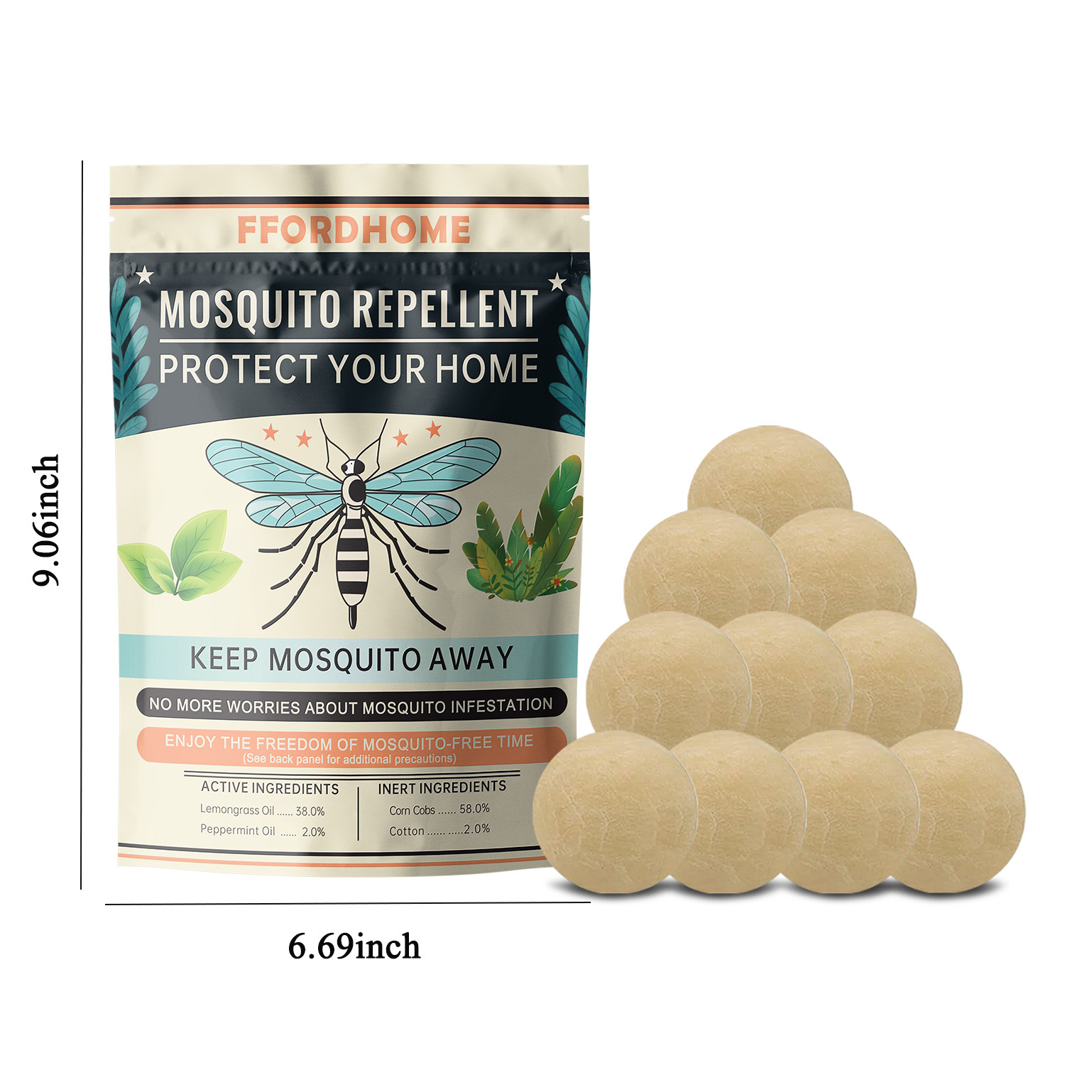 Natural Mosquito Repellent Sachets