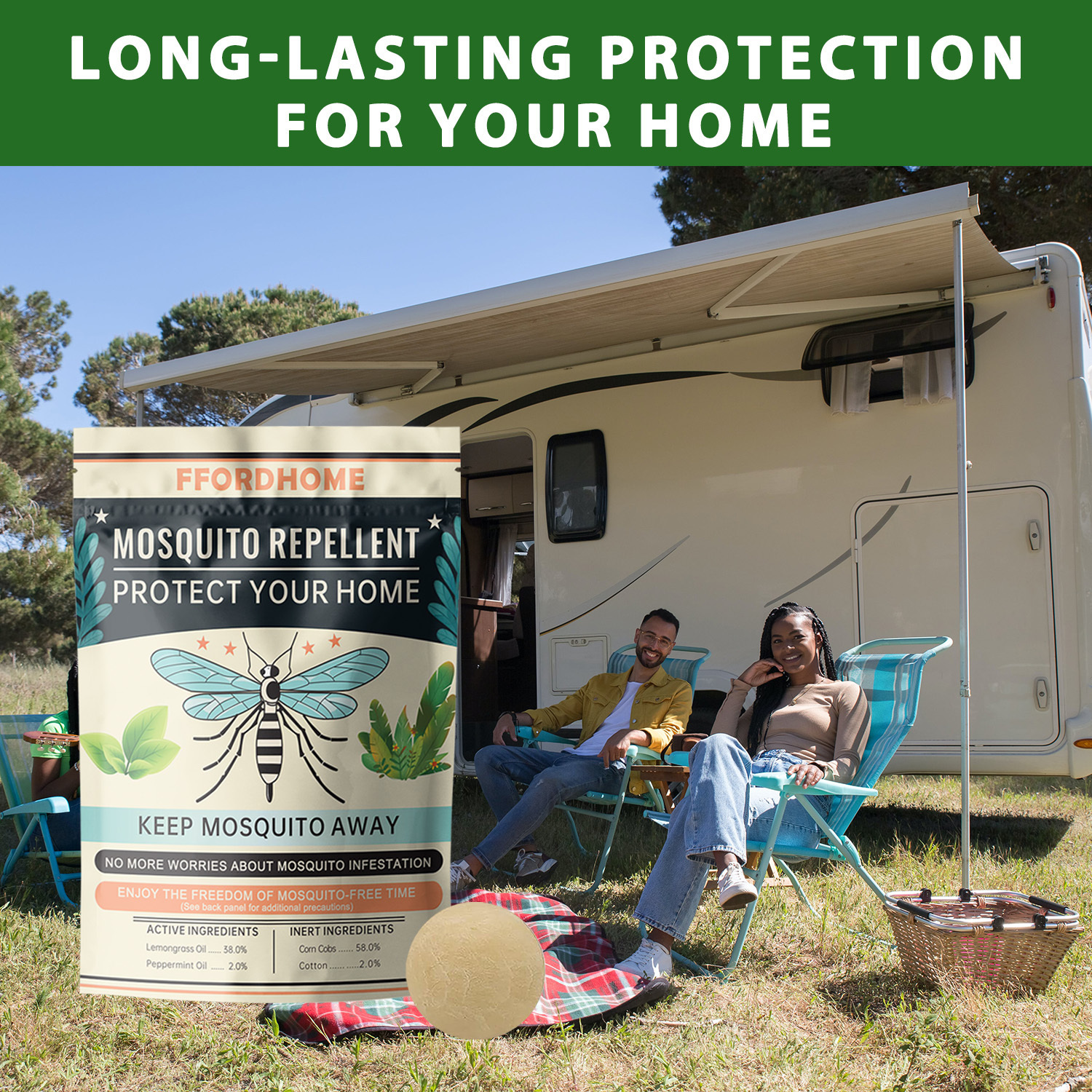 Natural Mosquito Repellent Sachets