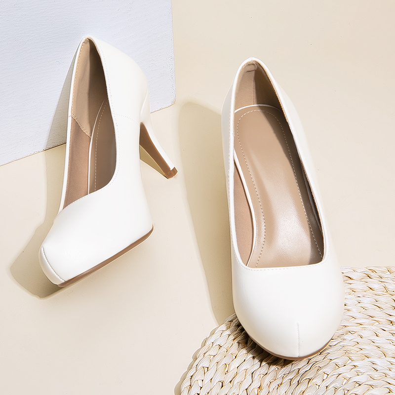 Women's Classic Elegant Low Stiletto Heel