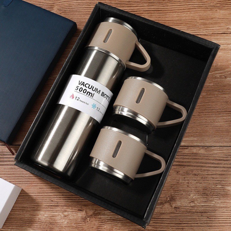 TEMU Insulated Cup, Vacuum Cup, Water Cup, 304 Stainless Steel Cup, Vacuum Cup, Portable Outdoor Cup Holder, Travel Cup, New Gift Box Set, Business Tea Cup, Gift Mug