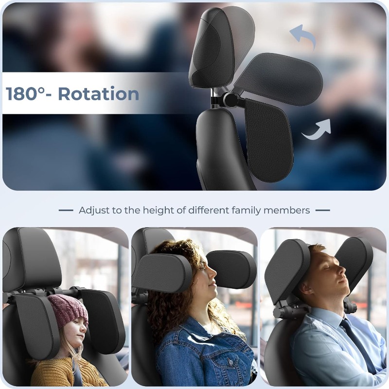 Car Seat Headrest Pillow: Neck Support Comfort