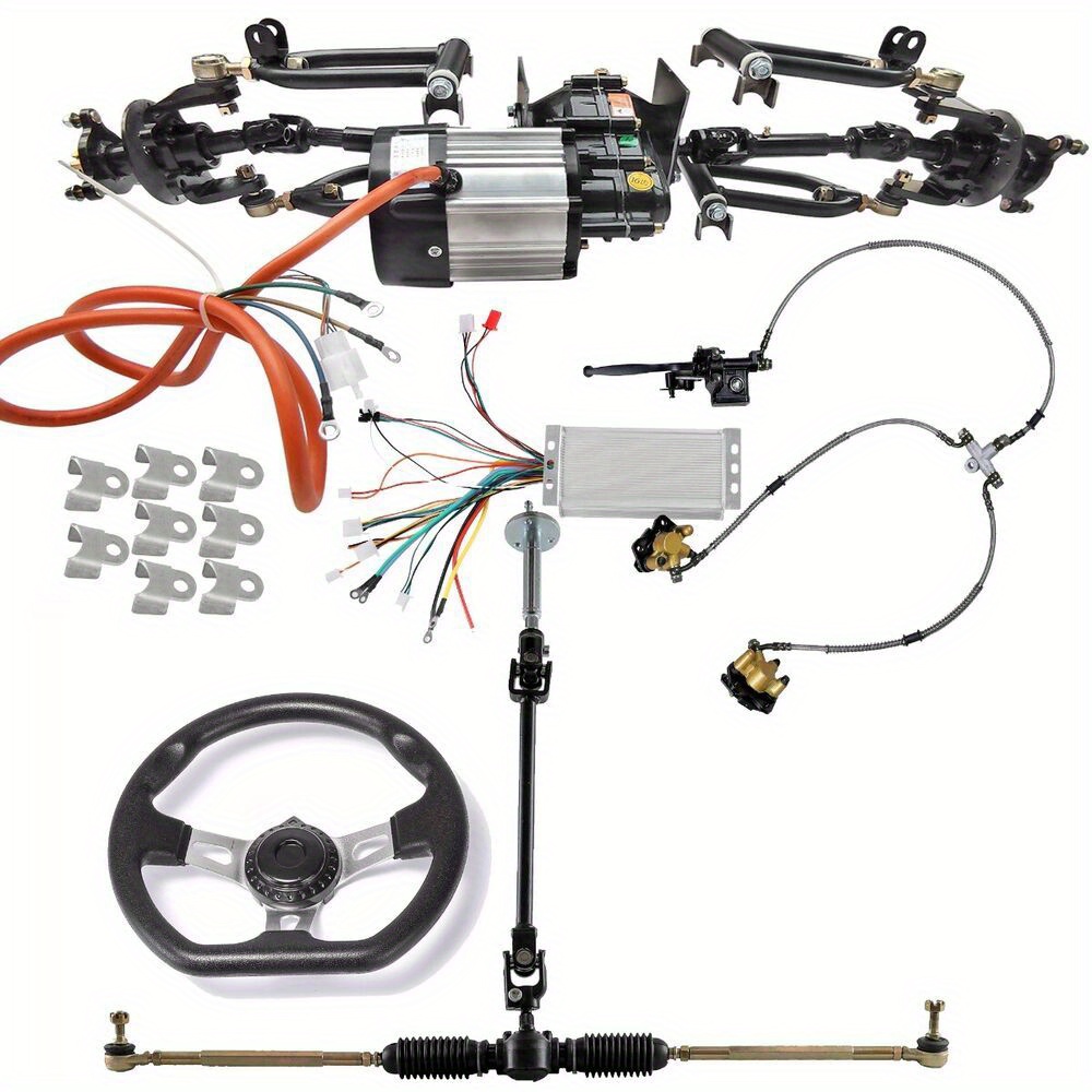 30 Rear Differential Axle Kit 48V 1000W Electric Motor For Go Kart ATV Quad Car