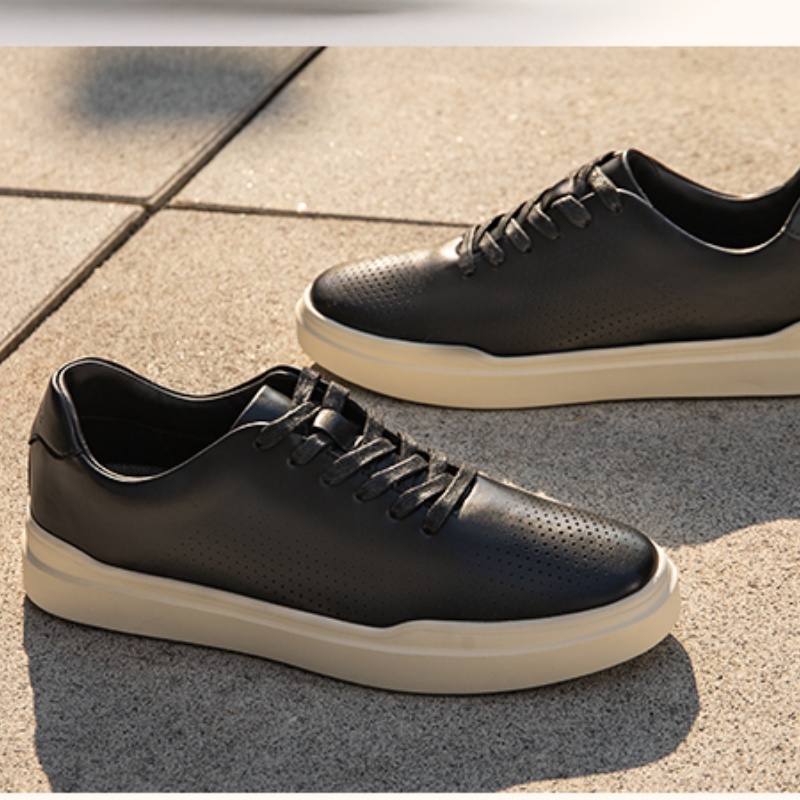 Men's Breathable Mesh Dress Sneakers - Business Casual Oxfords For Work & Weekend