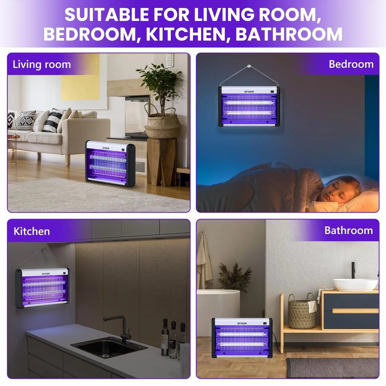 bug zapper indoor mosquito zapper electric bug zapper fly zapper mosquito killer flying insects fruit fly traps for indoors usb powered wall mounted 3200 details 8