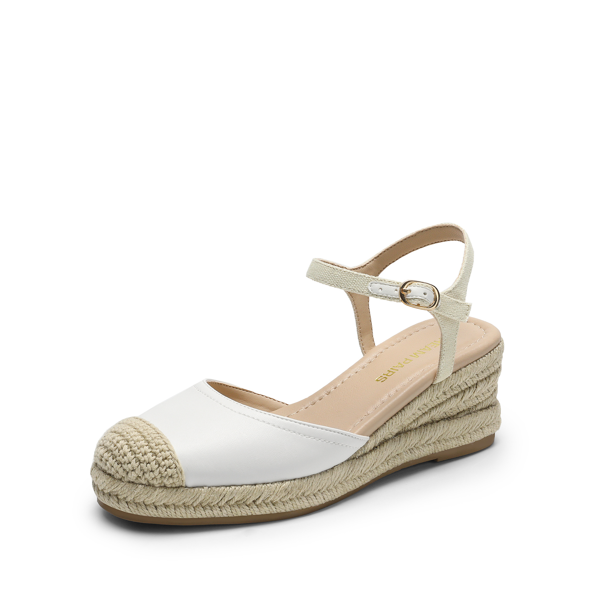 womens espadrilles closed toe ankle strap wedge sandals Temu