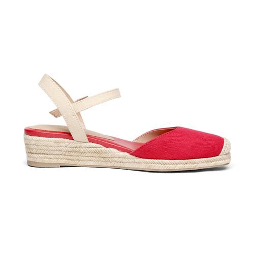 womens closed toe elastic ankle strap espadrilles wedge sandals soft emulsion insole wedge sandals