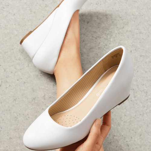 womens low wedges heels closed round toe pumps comfortable slip on dress work wedding shoes must have women wedge heels comfortable wedge heel slip