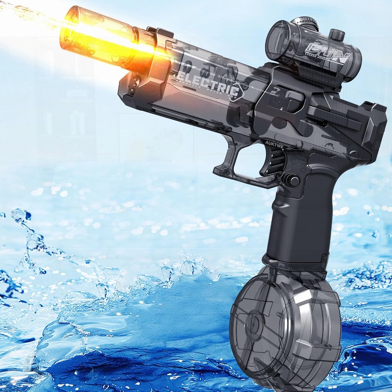 Electric Water Gun,2 In 1 Mode Water Squirt Gun With 1350 ML High