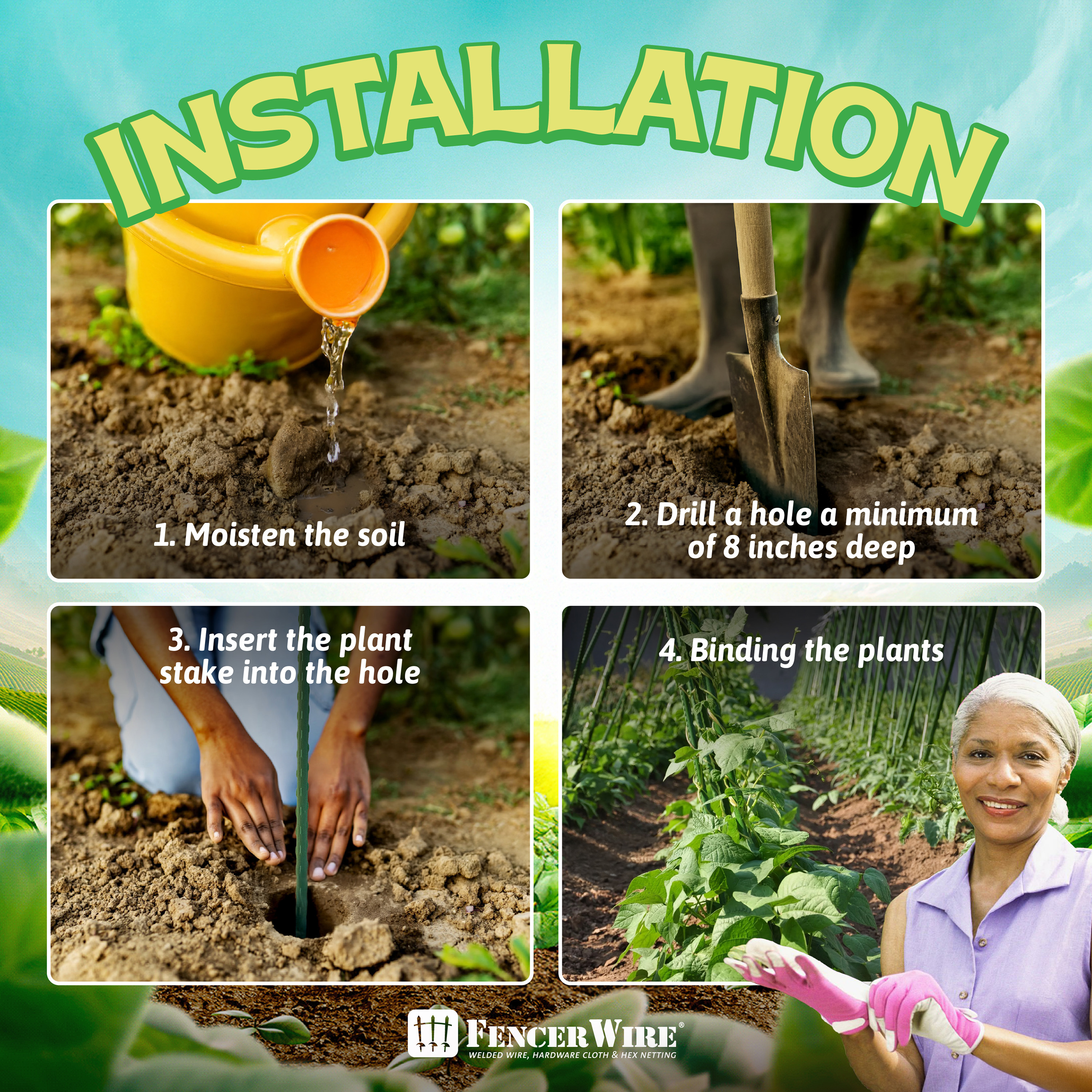 Durable Metal Plant Supports Image 9