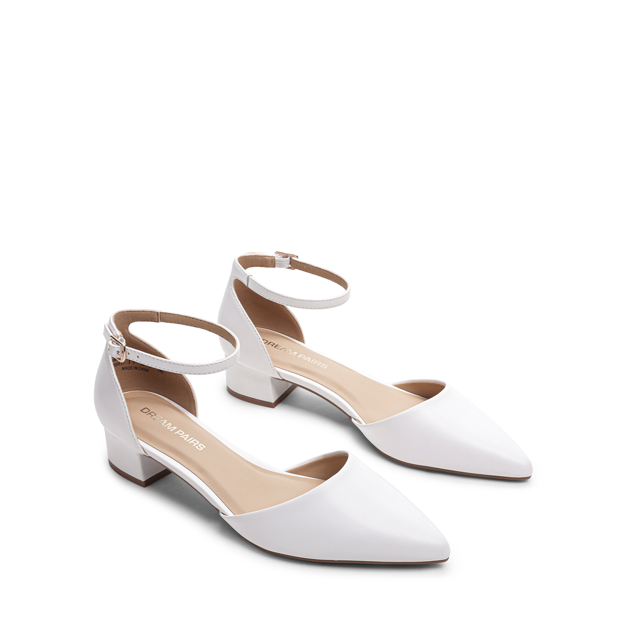 womens dress shoes low heel pumps closed toe - Temu