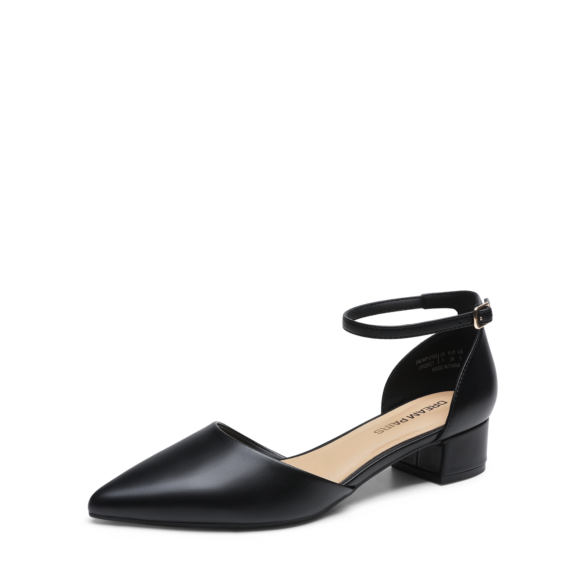 womens dress shoes low heel pumps closed toe - Temu