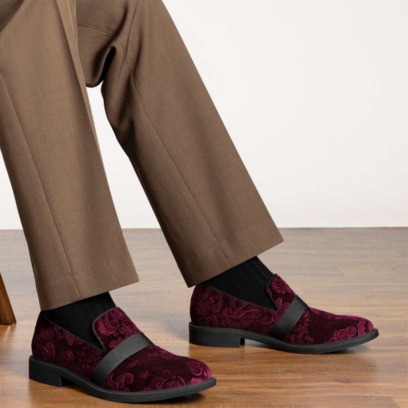 mens dress tuxedo shoe slip classic patent loafers - Temu display picture 2