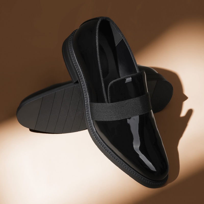 *'s Dress Tuxedo Shoe Slip-on Classic Patent Loafers Stability  Stylish Design
