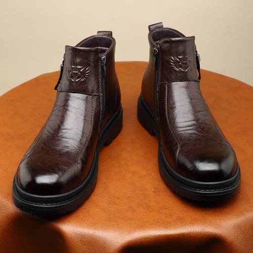 best classic mens pu short boots big size options