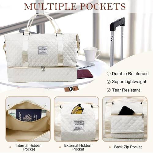 weekender for gym bag duffle bag with shoe compartment travel bag expandable carry on luggage overnight delivery items garment bag bags for labor and delivery