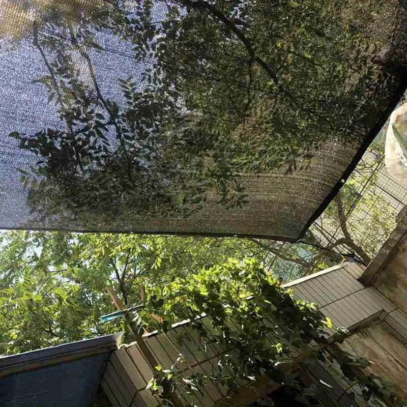 8 pin black durable anti uv sun shade net for     gazebo pergola and greenhouse use details 2