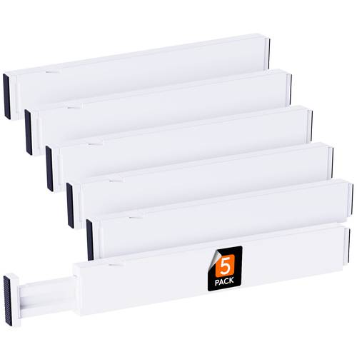 5 pack clothes drawer dividers 2 36 high adjustable drawer organizer
