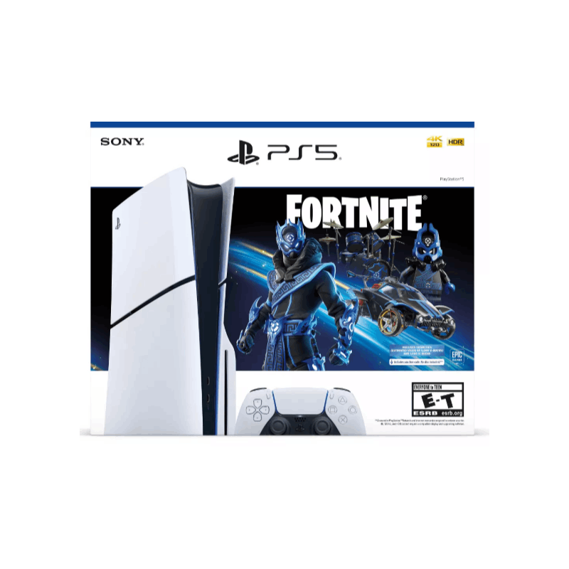PlayStation 5 Disc Edition – Fortnite Cobalt Star Bundle