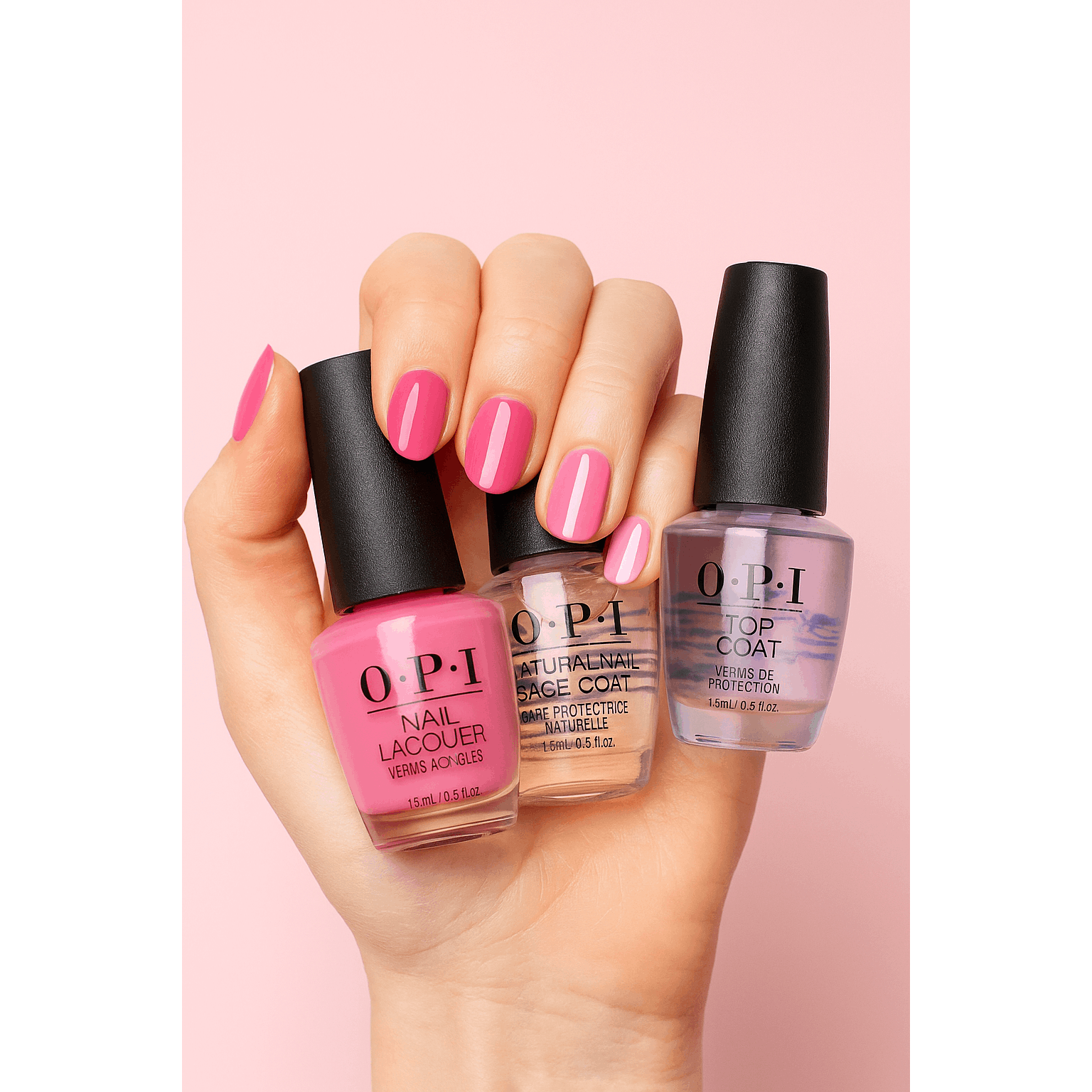 TEMU Nail Trio Set, A Girl Color Polish, Coat,