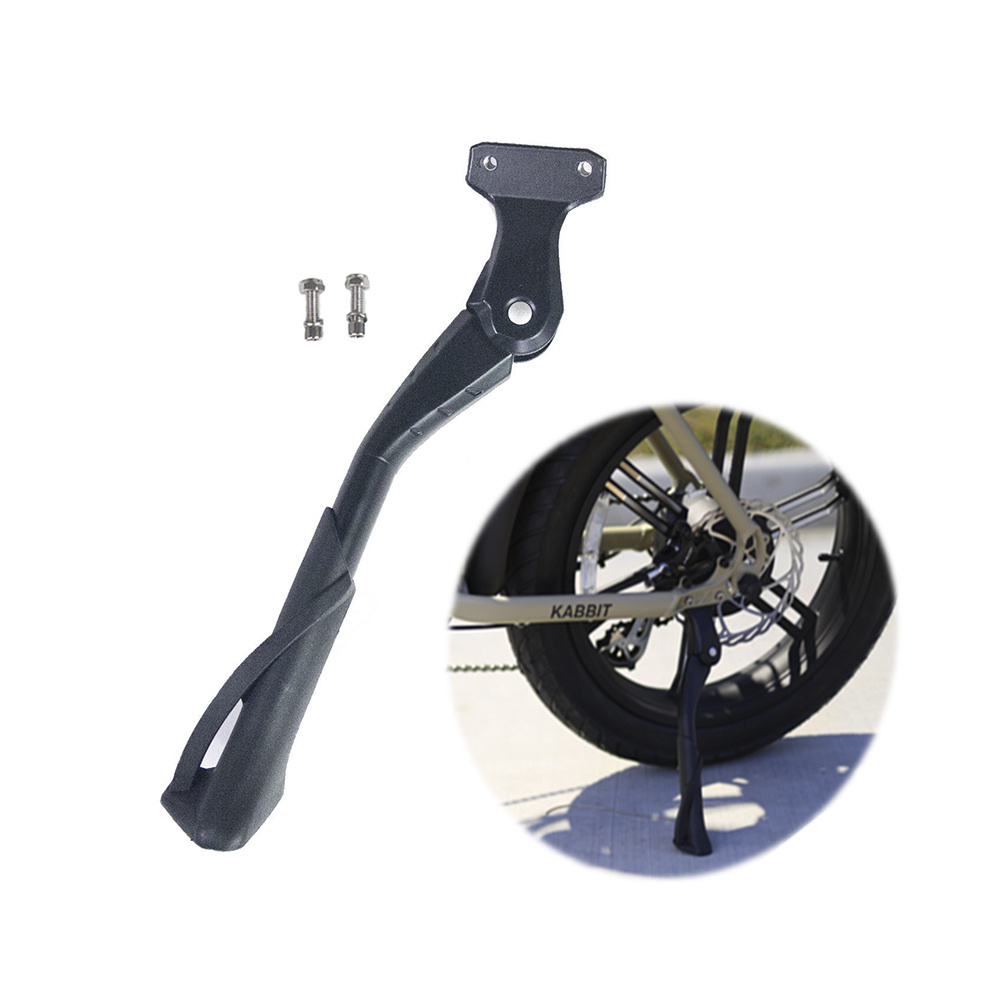 TEMU Bike Kickstand Aluminium Alloy Adjustable (10.5" &ndash; 12.5") Bicycle Kickstand Suitable Rear Side Bicycle Kickstand Fit For 20" 24" 26" Bike And Electric Bike