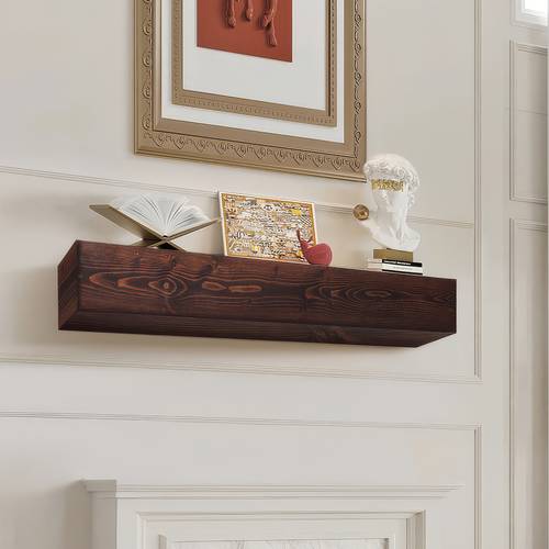 fireplace mantel wood shelf floating rustic fireplace mantel 48 60 72 84 brown natural brown