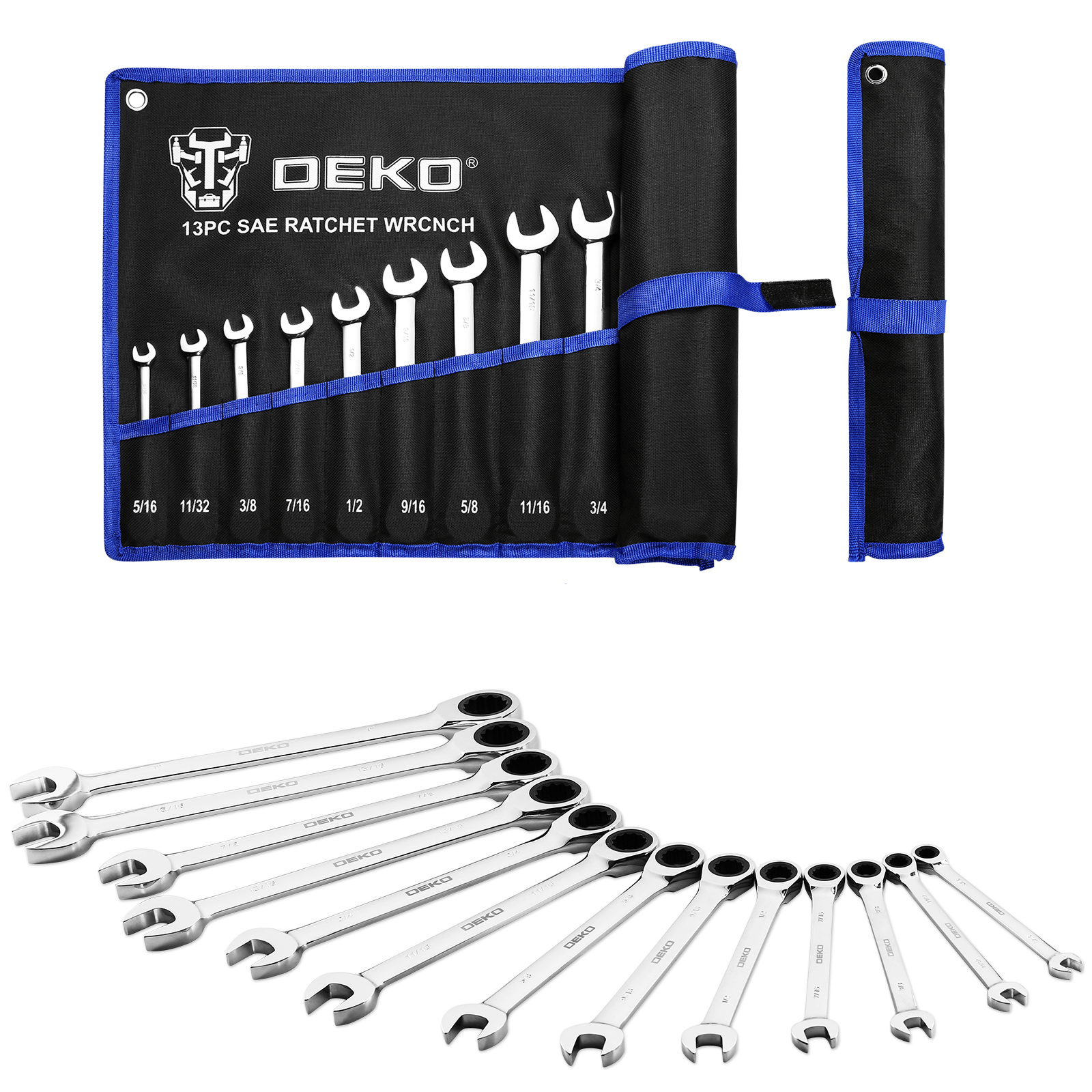 double ended ratchet spanner set sold on Temu United States