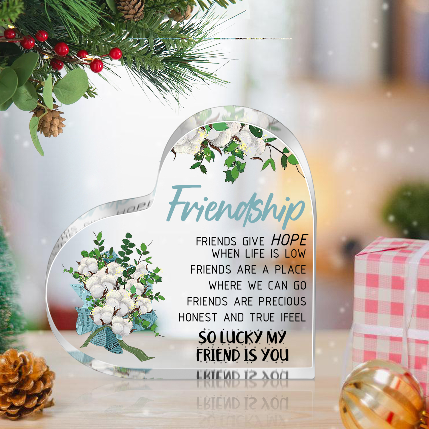 TEMU 1pc, Acrylic Exquisite Shape Decorative Gifts For , Delicate Birthday Gifts, Acrylic Plaque Gifts Desk Decorations Christmas Anniversary Birthday Gifts For , Ideas, Home , Room Decor