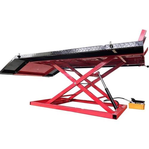 motorcycle lift 1500 lbs pedal hydraulic pump lift table kt motor 150