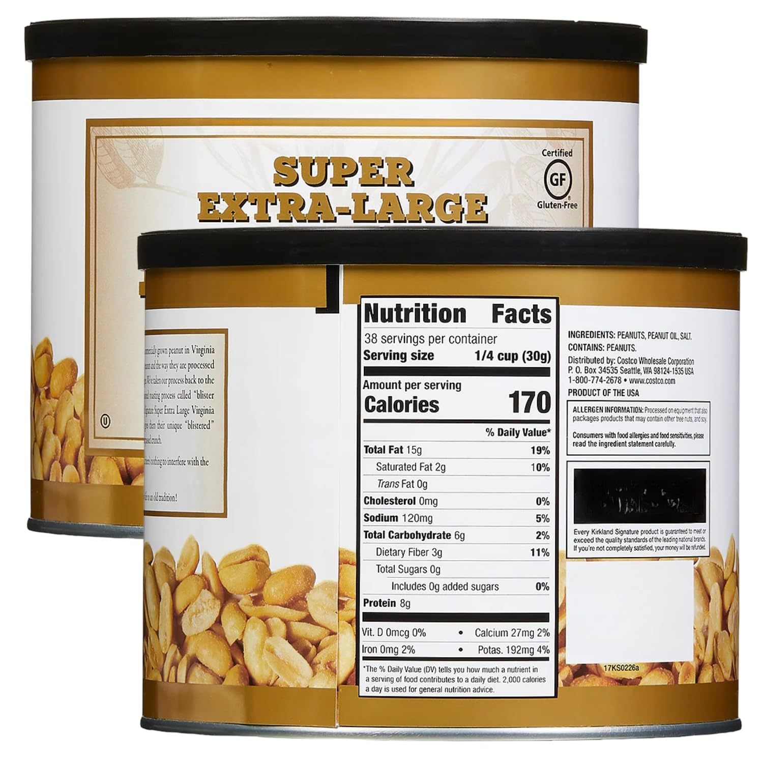 large   2 5 lbs   and     whole   in resealable jar crunchy texture ideal for     or recipes details 2