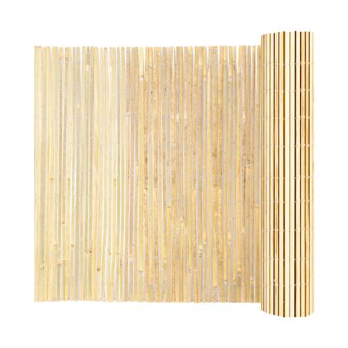 natural bamboo slat screening privacy bamboo slat fence 6 ft h x 13 16 ft l
