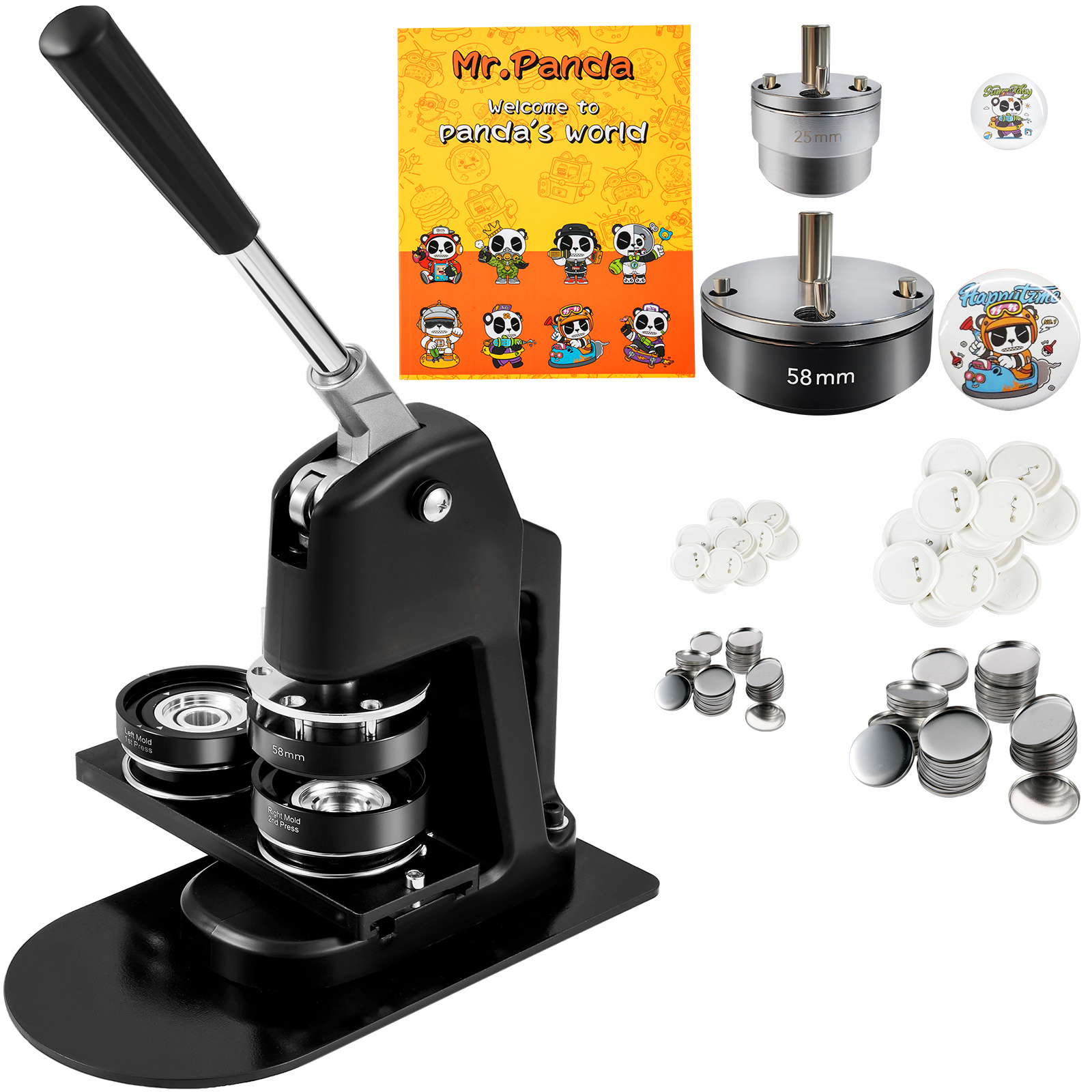 button making supplies sold on Temu United States