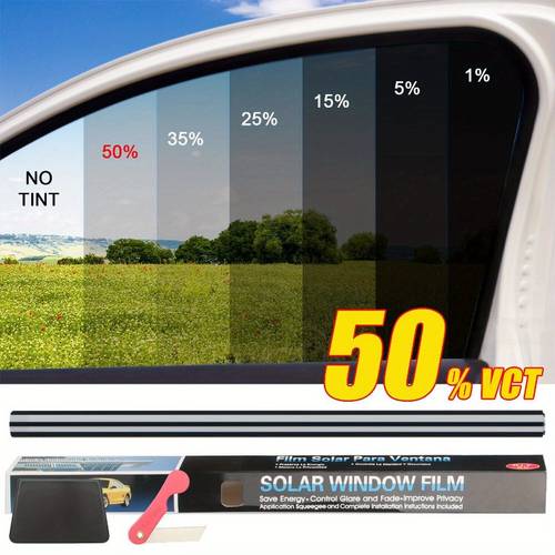 black car window tone coloring film roll privacy sun protection window film no tools needed office window tinting transparent privacy screen car balcony and household window glass summer solar uv protection sticker film