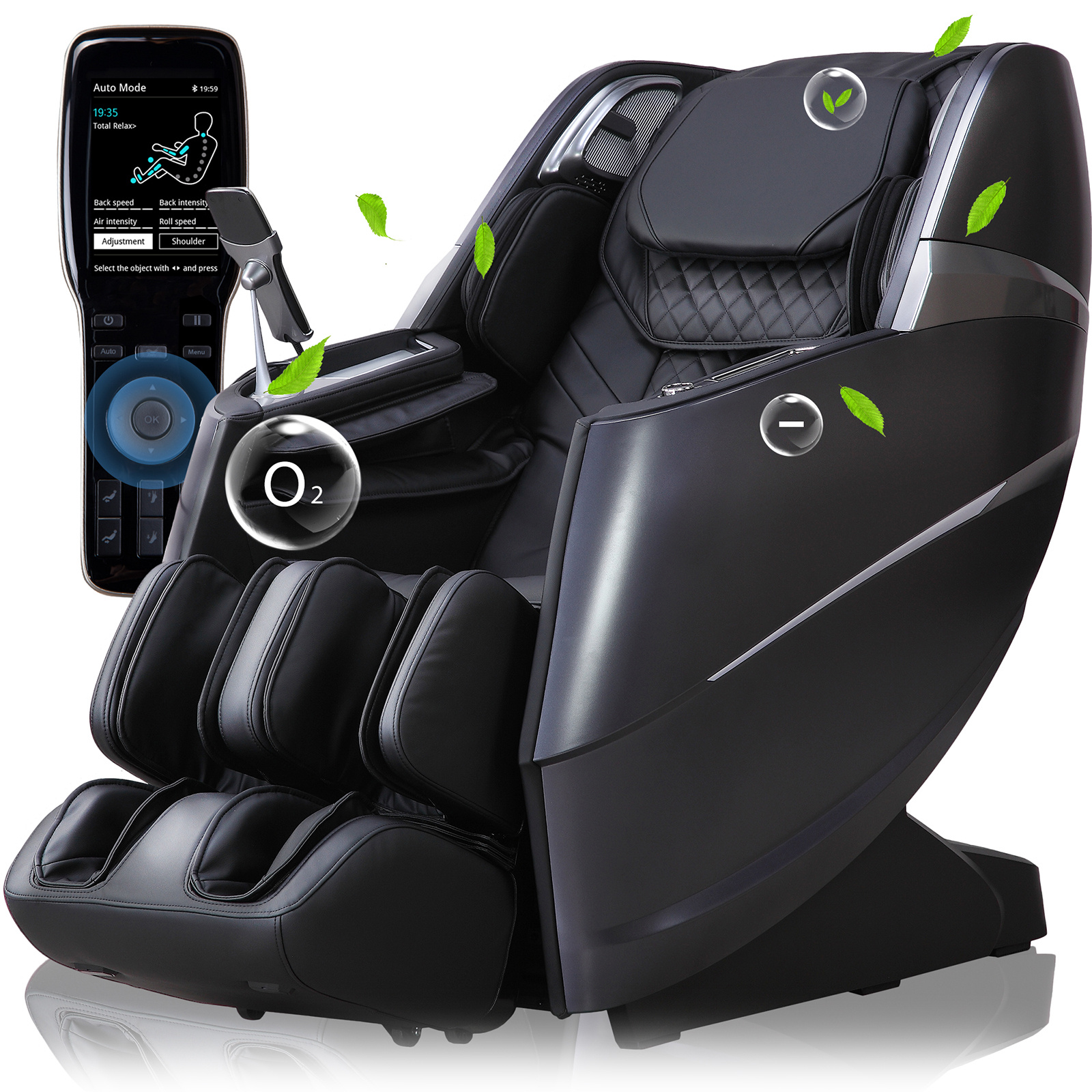 2025 new   version 4d massage chair zero gravity full body massage chair and recliner   control automatic leg rest calf and   roller heating Product details 0