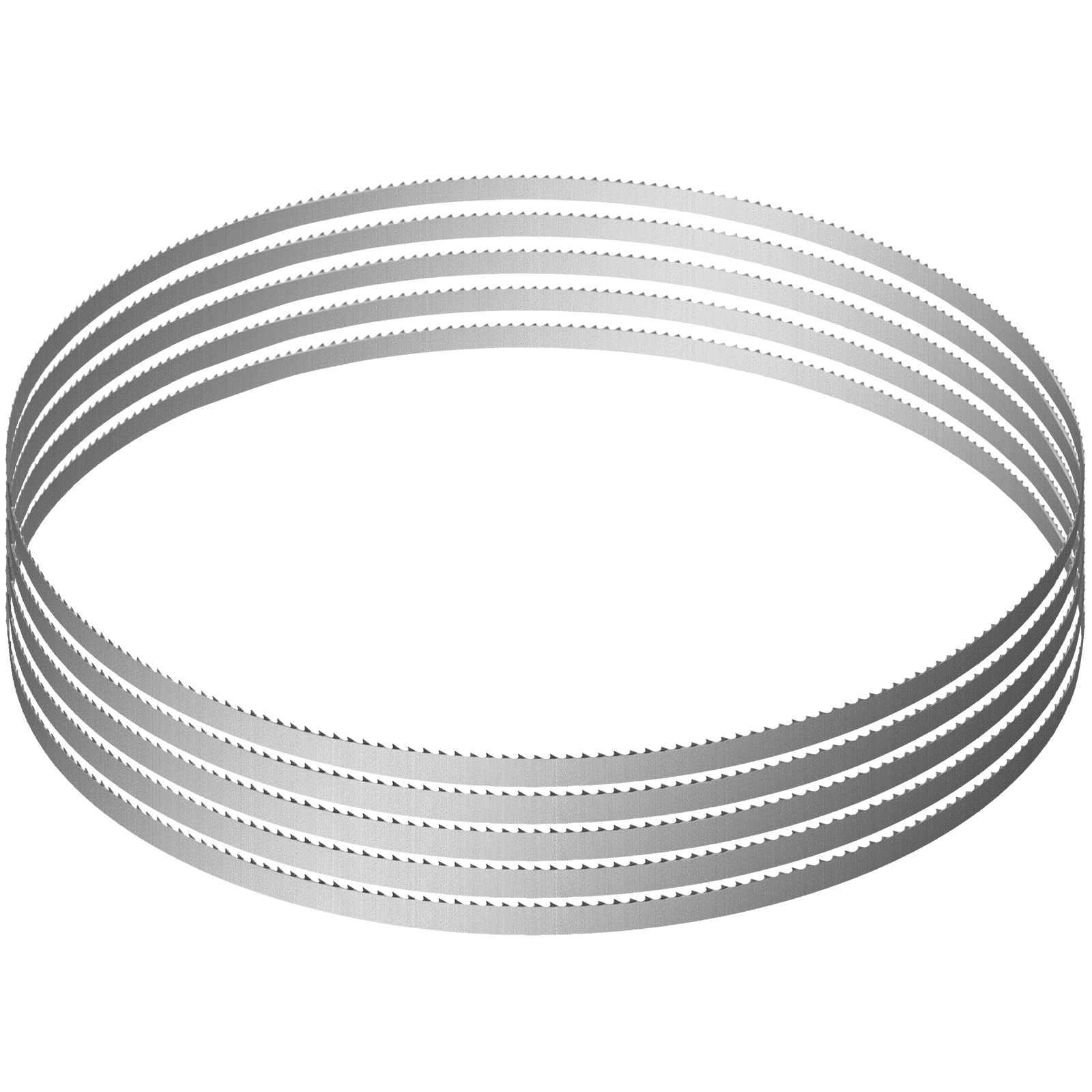 TEMU Vevor Band Saw Blade, 65x0.63x0.02 Inch, 5 Pcs/pack Meat Bandsaw Blades For Replacement, Carbon Steel Blade, Meat Cutting Blade Wrapped By