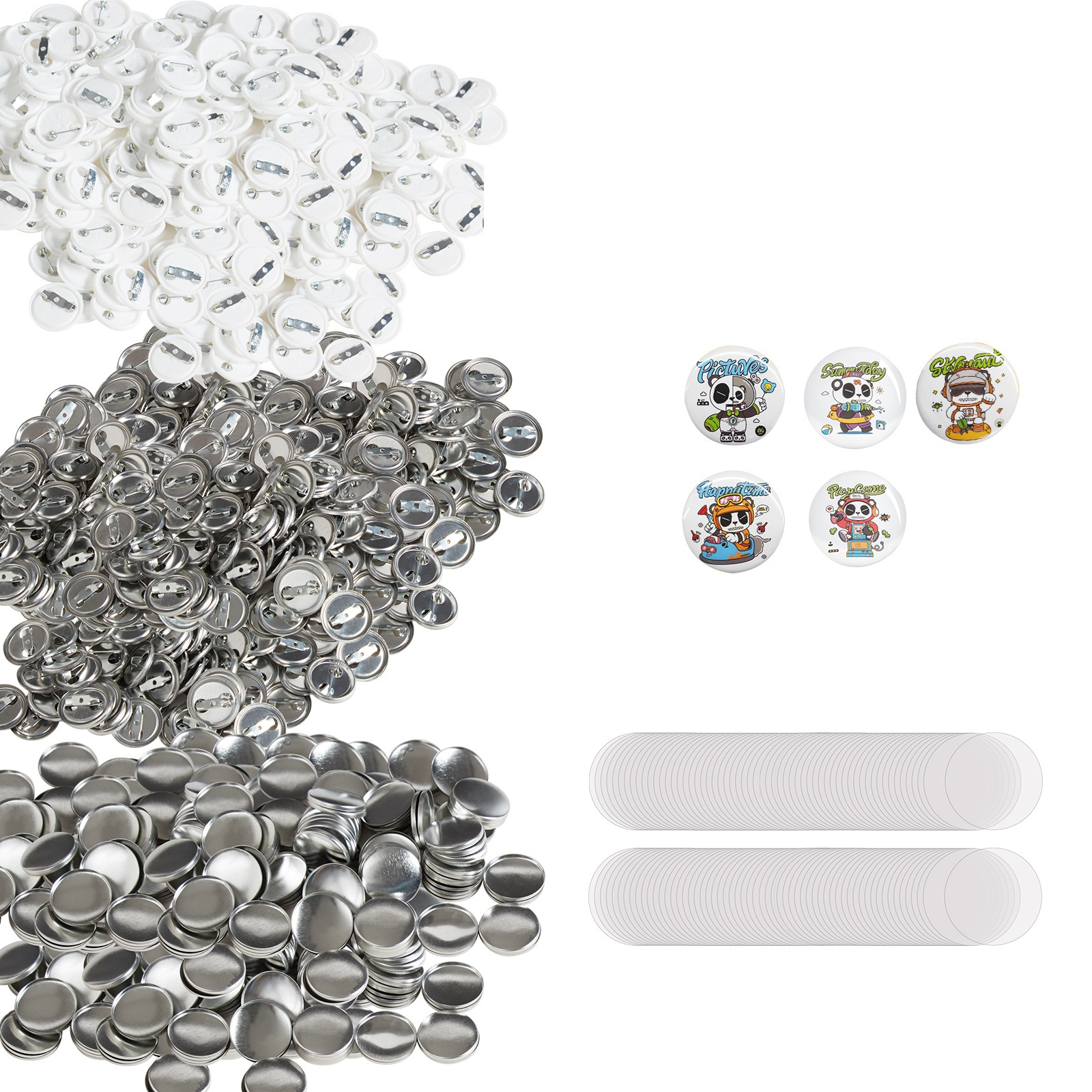 button making supplies sold on Temu United States