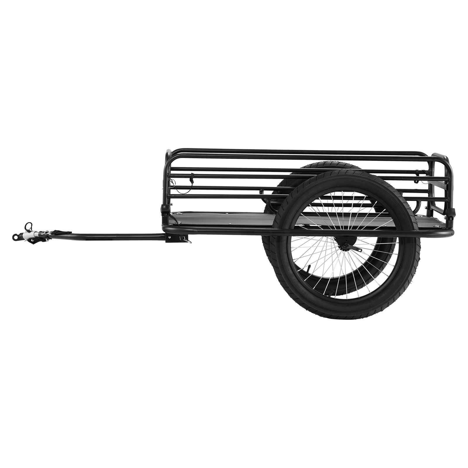 TEMU Vevor Bike Cargo Trailer, 275 Lbs Load Capacity, Heavy-duty Bicycle Wagon Cart, Foldable Compact Storage & Quick Release With Universal Hitch,