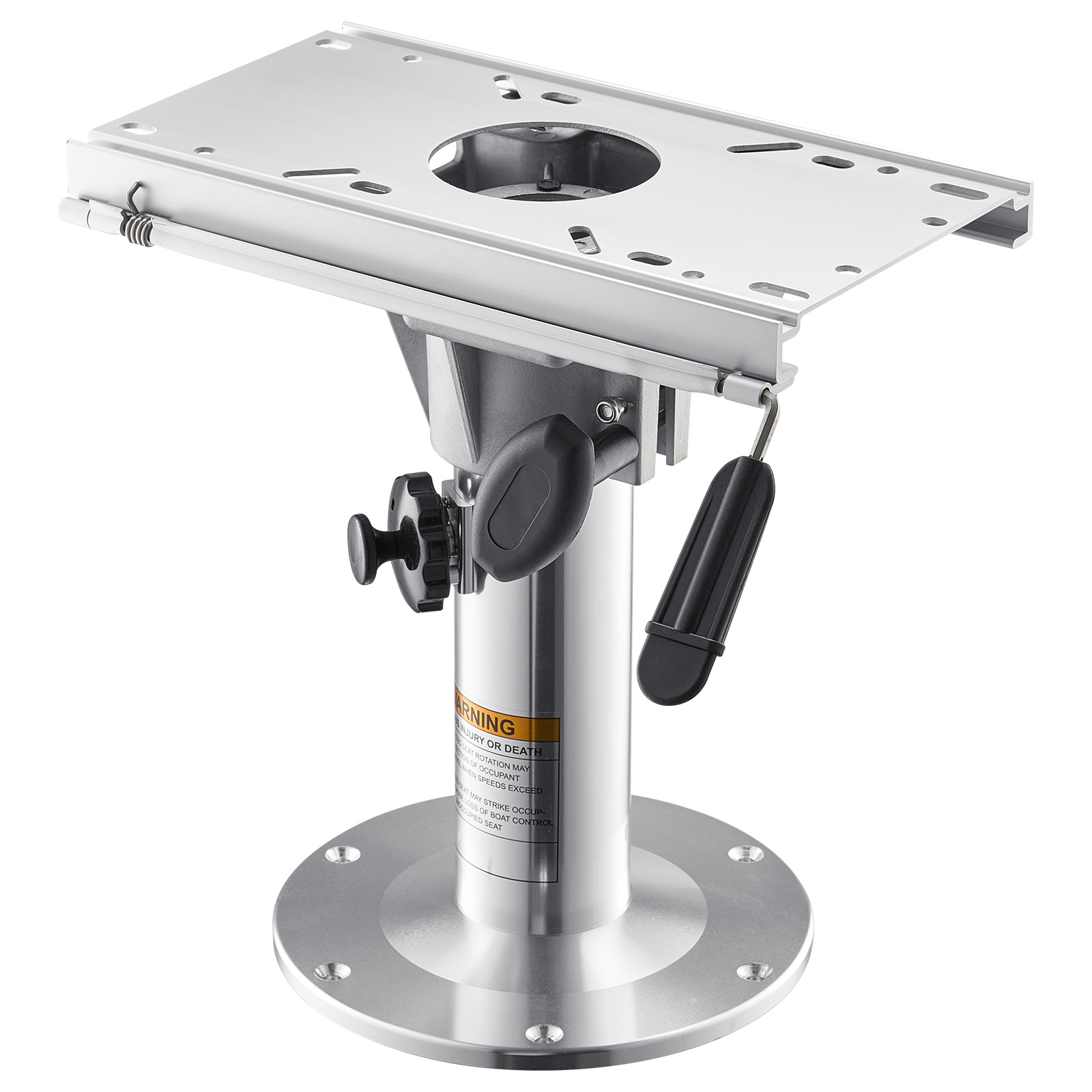 TEMU Vevor Boat Seat Pedestal 13.39-19.2 Inches Height Adjustable Boat Seat Mount
