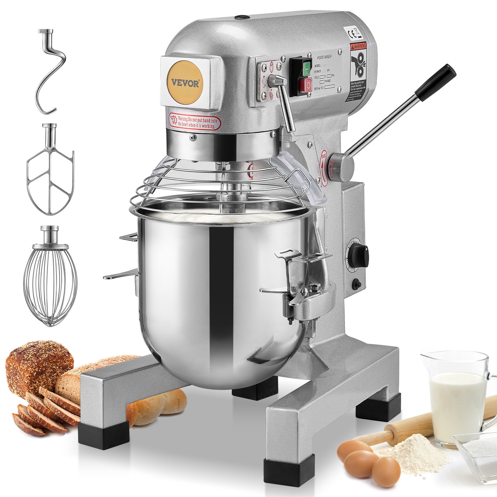 commercial food mixer 10l 18 7l 28 5l   stand dough mixer 550w 1100w for restaurant Product details 1
