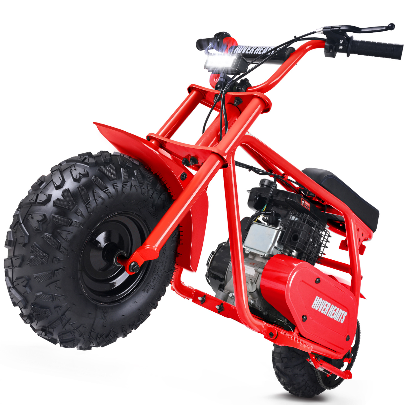 TEMU Mini Dirt Bike, Gas Bike With Led Headlight, Gas Powered Minibike Up To 34.5km/h, Pull Start, Weight Support 200lb, Mb001 Motorcycle，gift Ideas