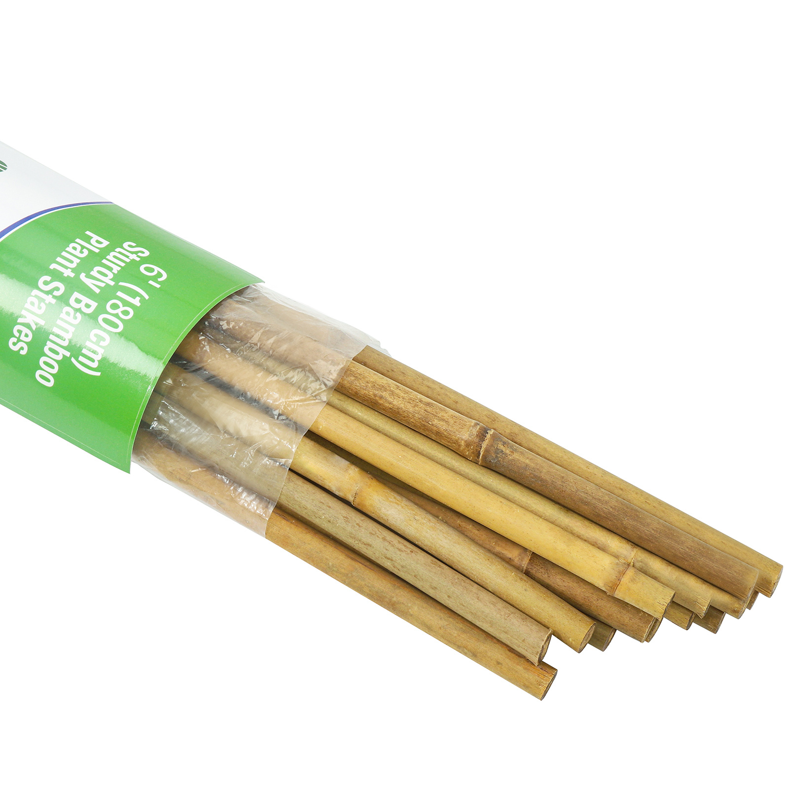 TEMU 6ft Natural Bamboo Plant Stakes For Tomatoes, Beans, Flowers, Potted, Climbing Plants 15pcs