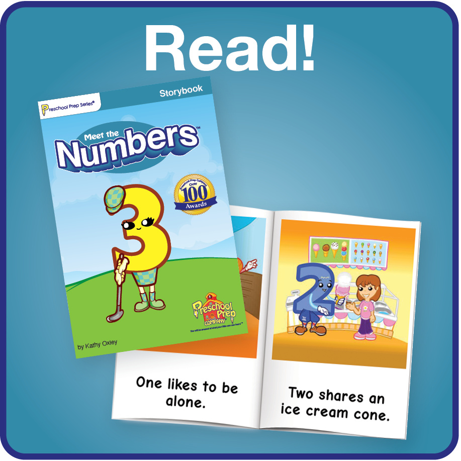 Meet the Numbers FUN PACK – Watch, Practice & Read! Bundle includes Flashcards, Movie Download, & Storybook