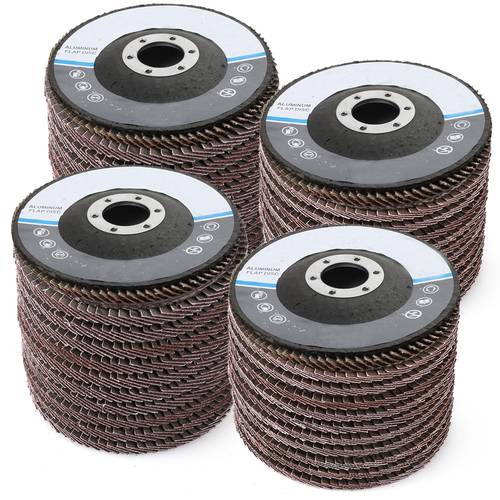 20 pack 4 1 2 flap discs for angle grinder 40 120 grit sanding discs grinding wheels aluminum oxide abrasive