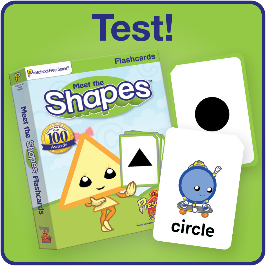 Meet the Shapes FUN PACK – Watch, Practice & Read! Bundle includes Flashcards, Movie Download, & Storybook