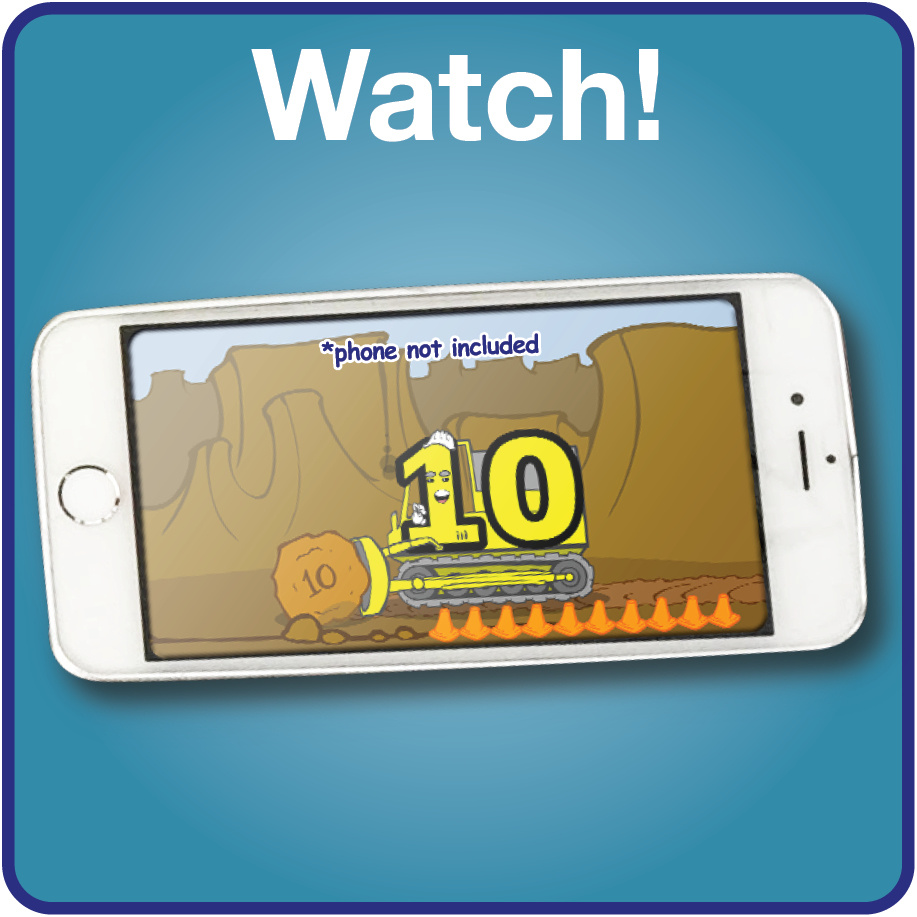 Meet the Numbers FUN PACK – Watch, Practice & Read! Bundle includes Flashcards, Movie Download, & Storybook