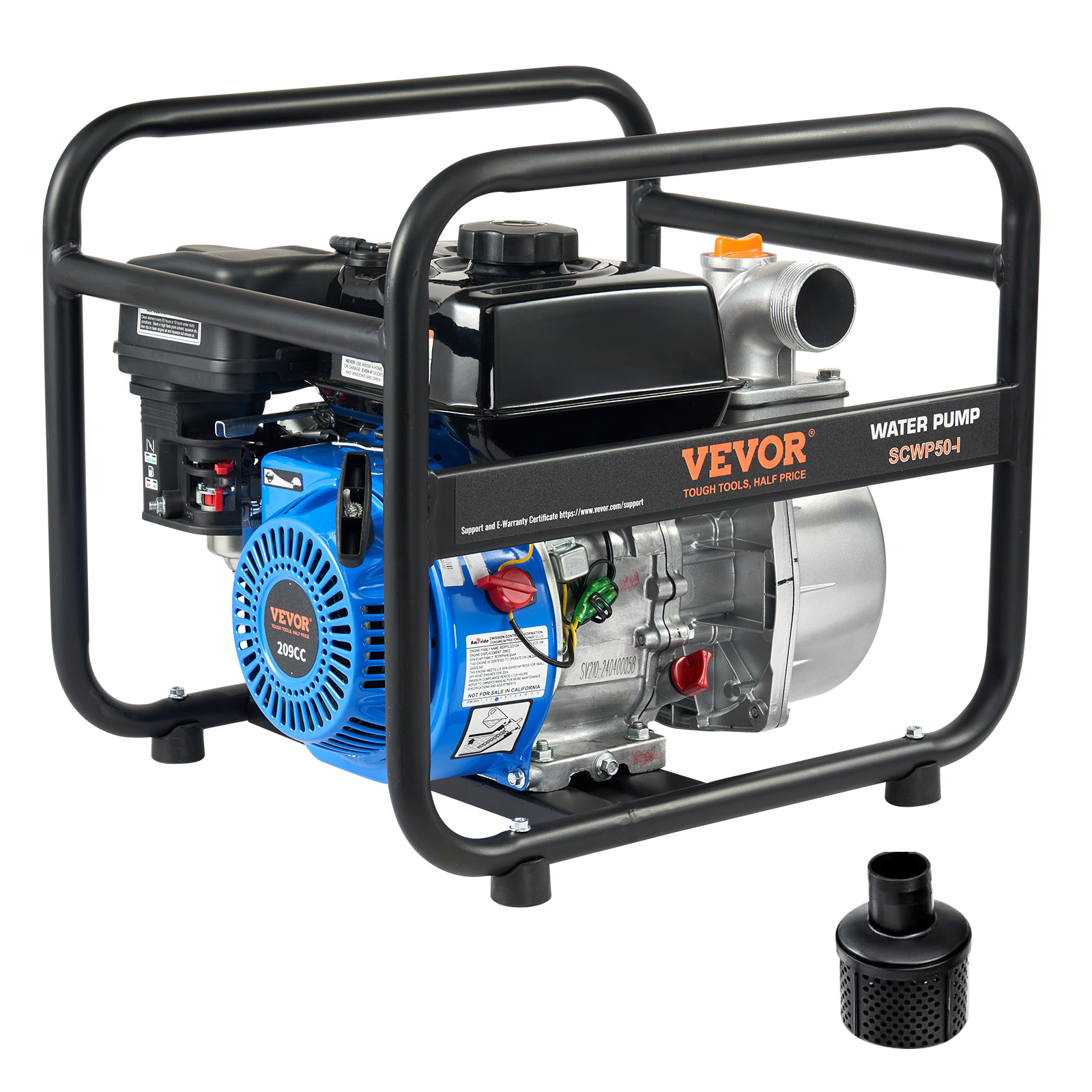   gasoline engine water   powered transfer pump 2 3 in 6 5 7 0   