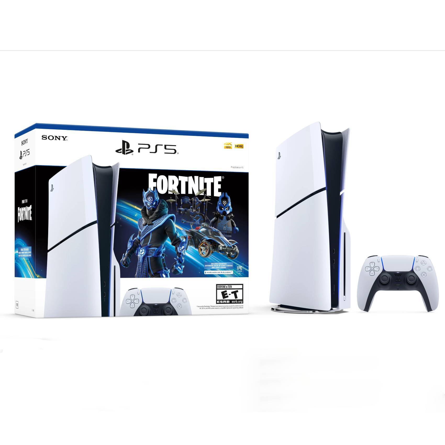 PlayStation 5 Disc Edition – Fortnite Cobalt Star Bundle